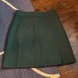 J. Crew Dark Green Skirt